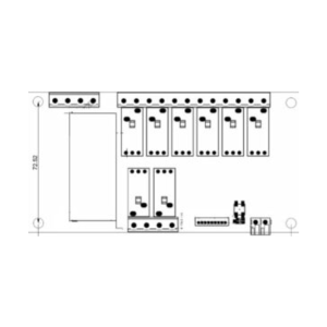 RCU, 8 channel, 16A c/w Power Supply, 320mA