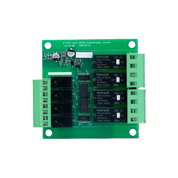 Extended Sub Board RCU, 4 channel, 16A