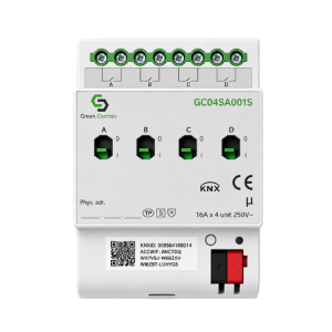 Switching Actuator, 4 channel, 16A Secure